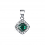 Pandantiv Royal Green din argint