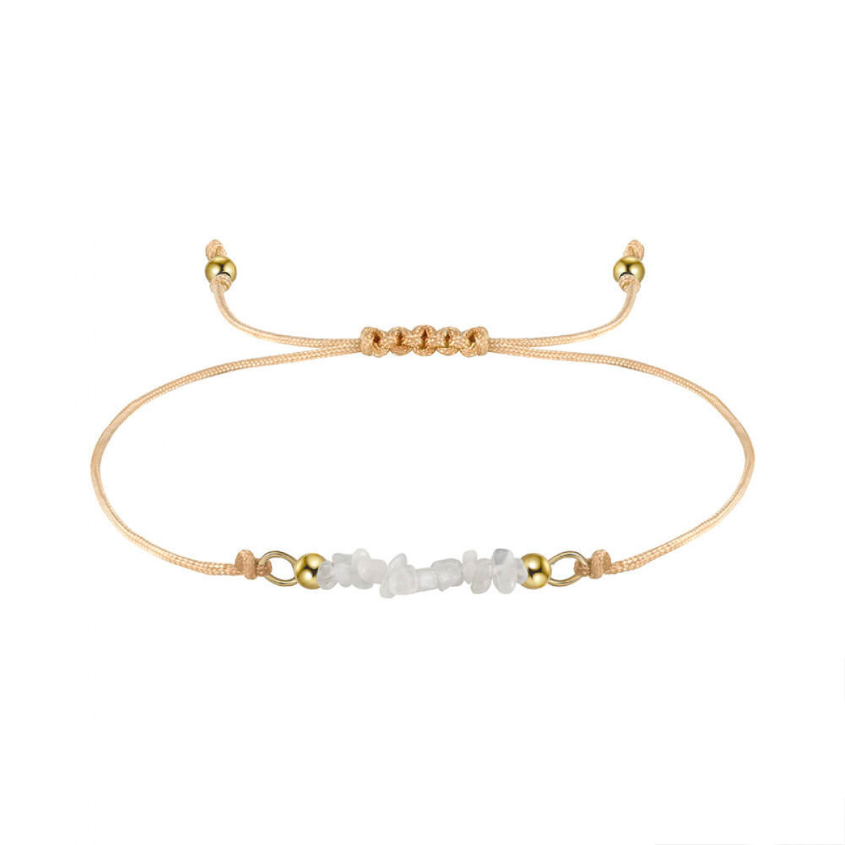 Bratara cu snur Moonstone