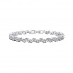 Bratara Tennis Premium Silver White din argint 3mm