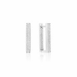 Cercei Gala Silver White din argint