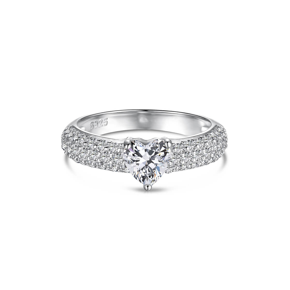 Inel Amilyn Silver White