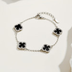 Bratara Bling Silver Black
