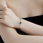 Bratara Bling Silver Black
