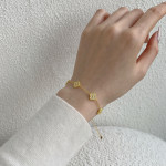 Bratara Bling Golden White 